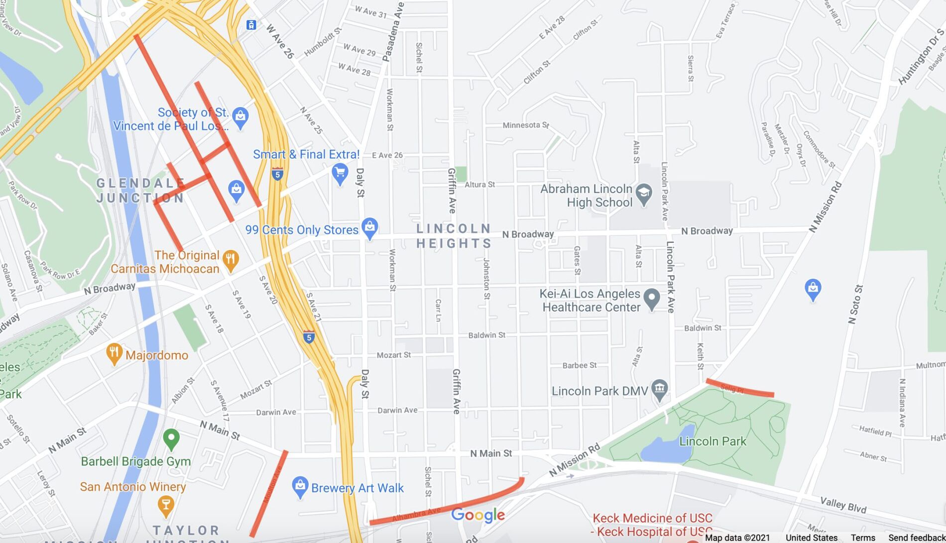 Restricted parking in Lincoln Heights